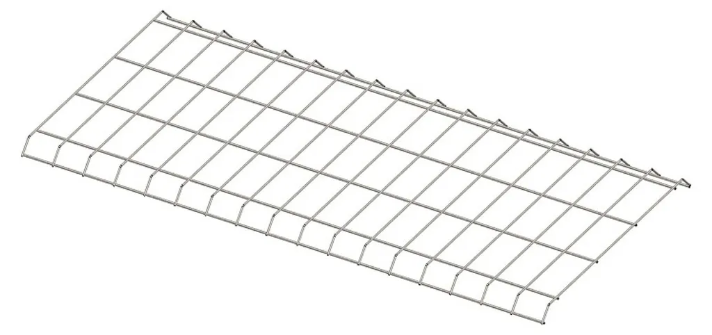 Sécuriser rayonnage Prospace+ : recouvrement grillagé métal 121x80