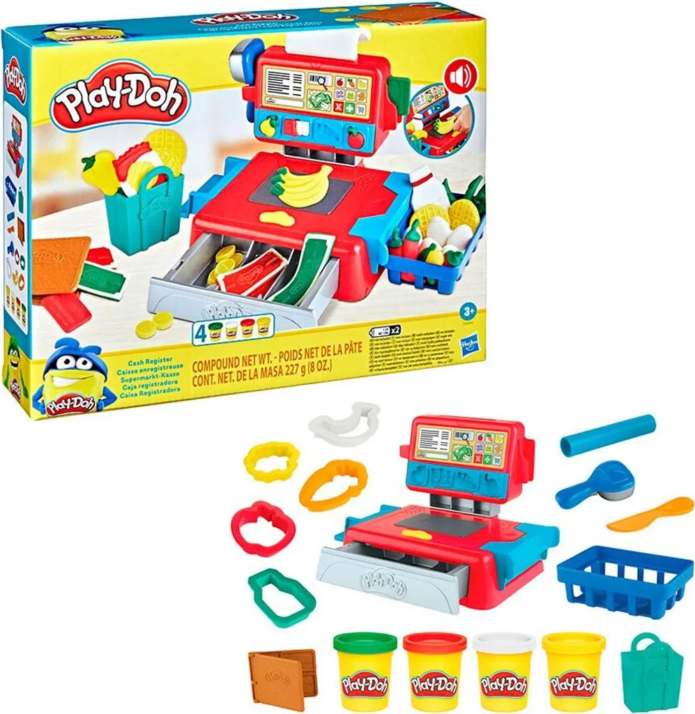 Caisse Enregistreuse Play-Doh Hasbro E68905L0 Interactive avec Scanner Sonore - 10