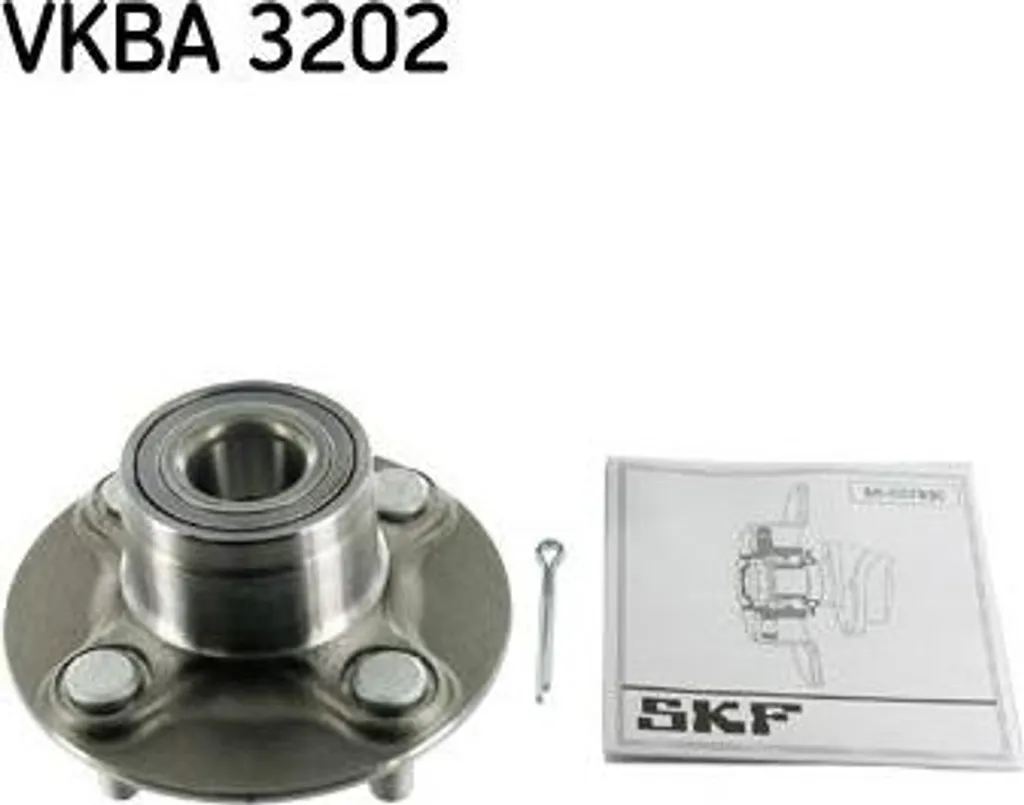 SKF VKBA 3202 Kit Roulement de Roue Arrière OE 432000M000 pour Almera
