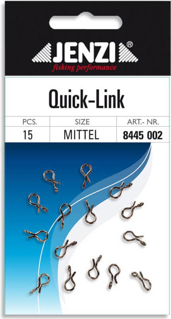 Jenzi Inspire Quick Link Fliegenverbinder Medium 15 Stk.