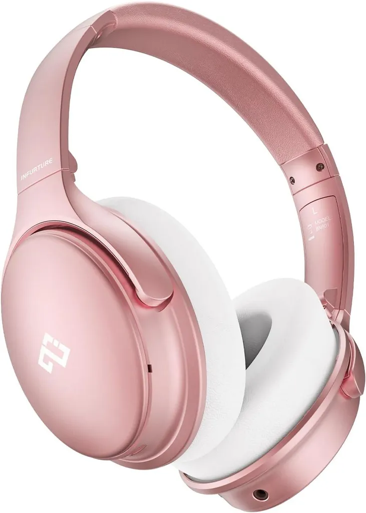 Cuffie Bluetooth ANC Economiche - 40h Batteria e Bassi Potenti