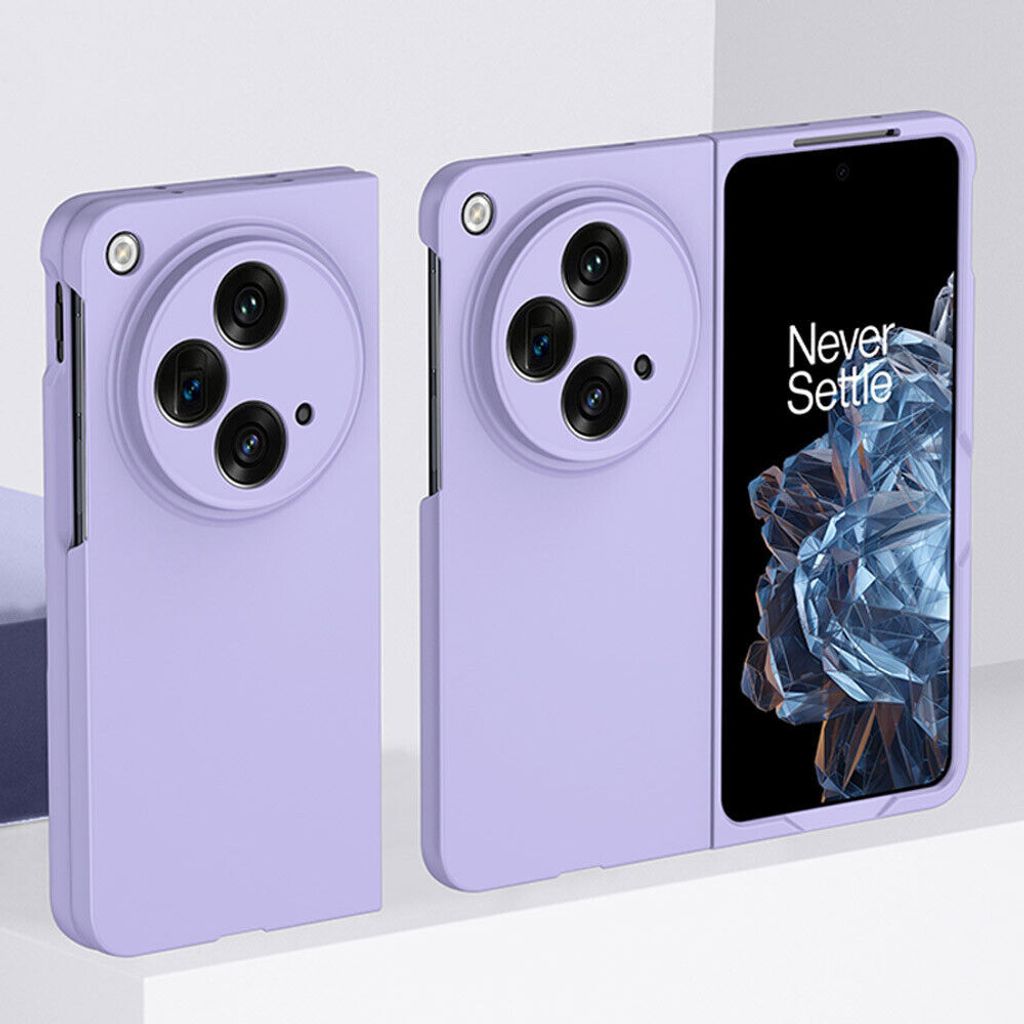 Schutzhülle für OnePlus Open / Oppo Find N3 Ultra Dünn Folable Matt PC Handyhülle Lila