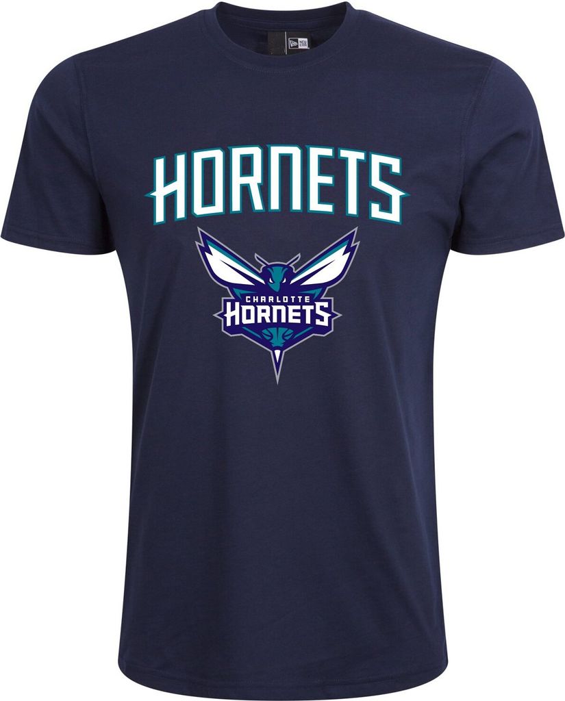 New Era Basic Shirt - NBA Charlotte Hornets navy