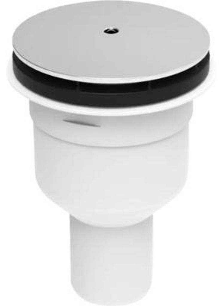 veporit Duschablauf für Dusche 90 mm Ablauf senkrecht chrom