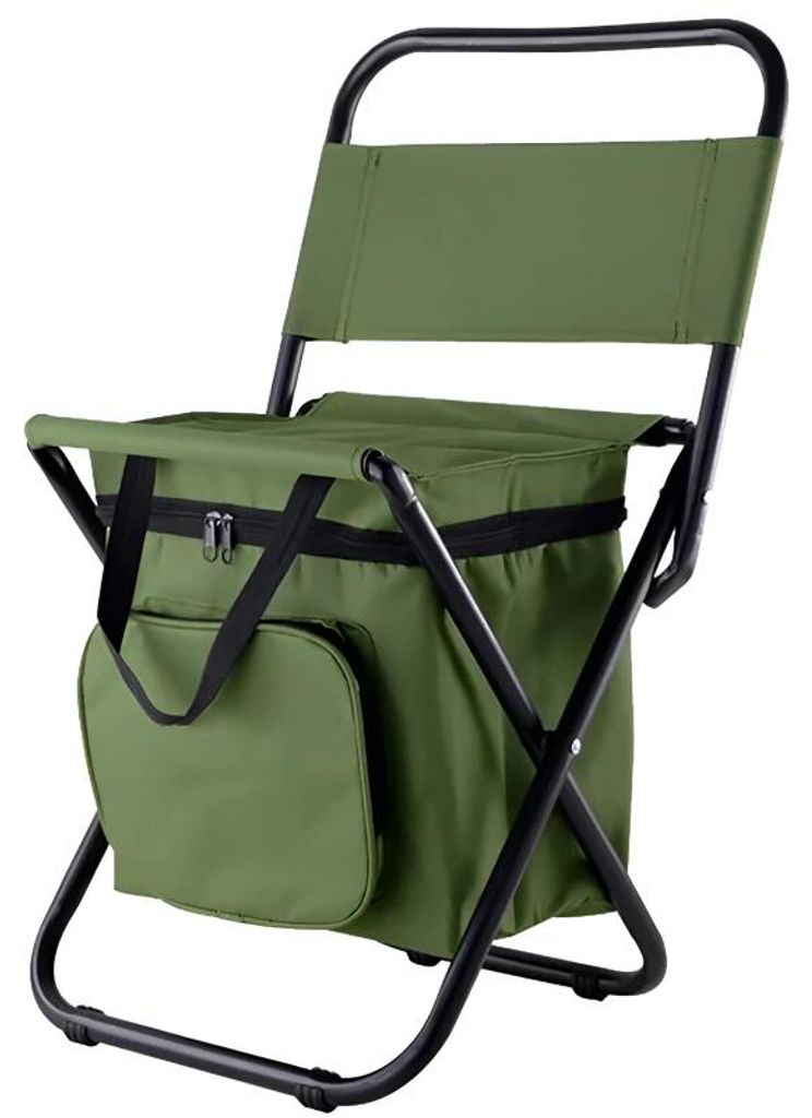 Verk 01681 Sedia pieghevole da campeggio con borsa termica Immagine del prodotto 