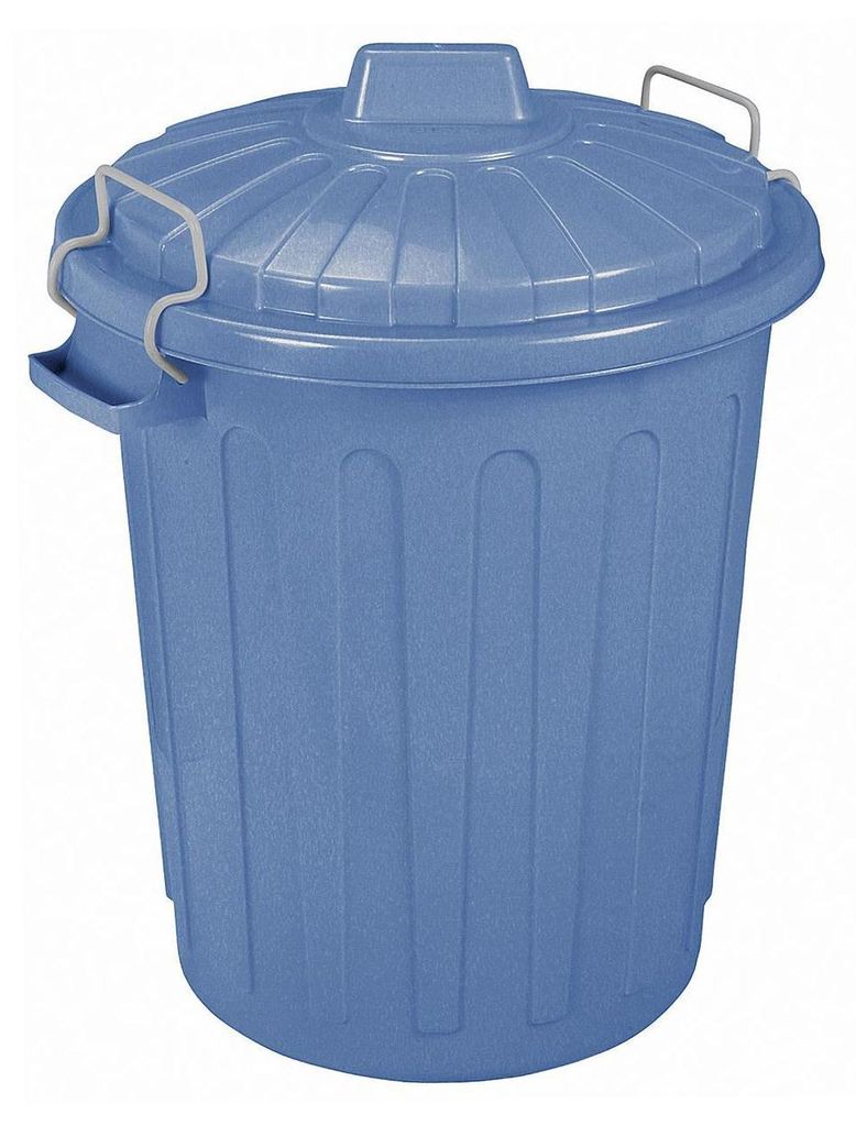 Curver Abfalleimer Oscar Tonne 23 ltr. 45 cm Ø35 cm blau Produktbild 