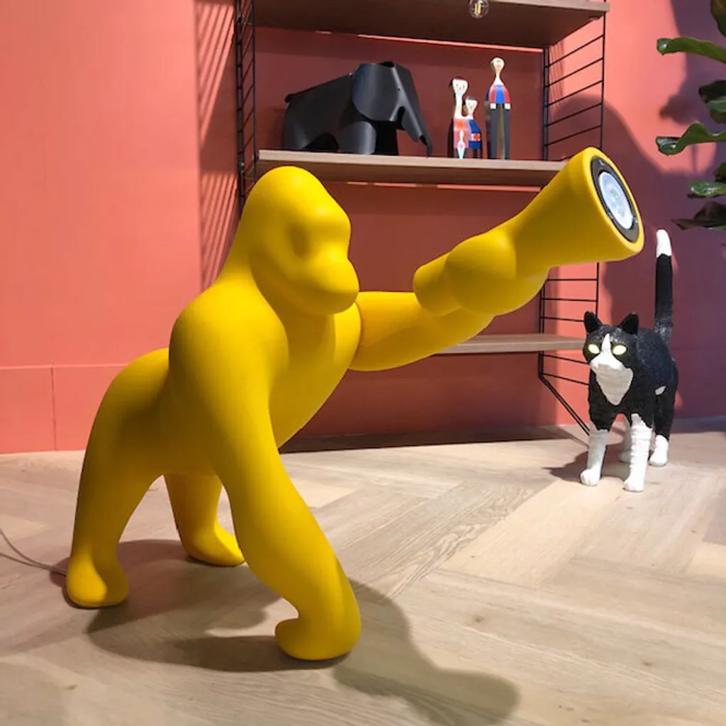 Lampe de Bureau Kong XS Gorilla Qeeboo Idéale pour Décoration Bureau