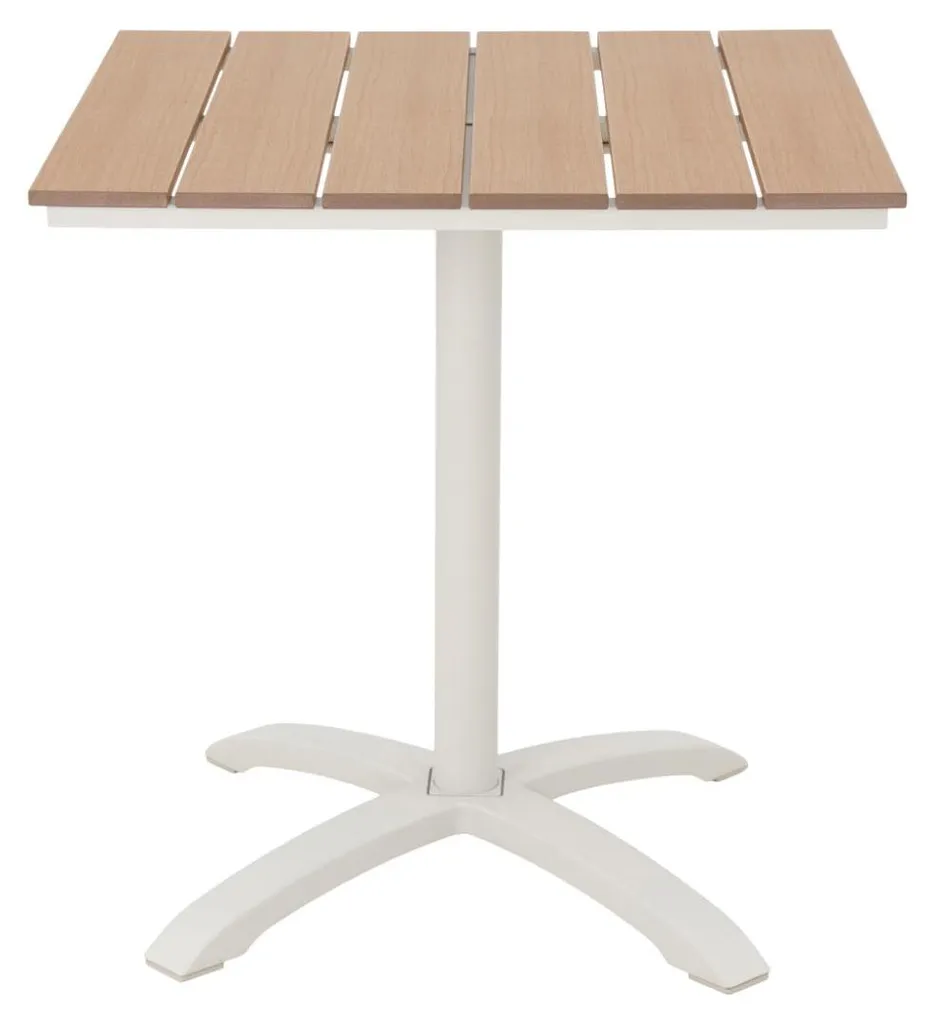 Table de terrasse Mads 70x70 cm idéale pour repas duo et petit balcon