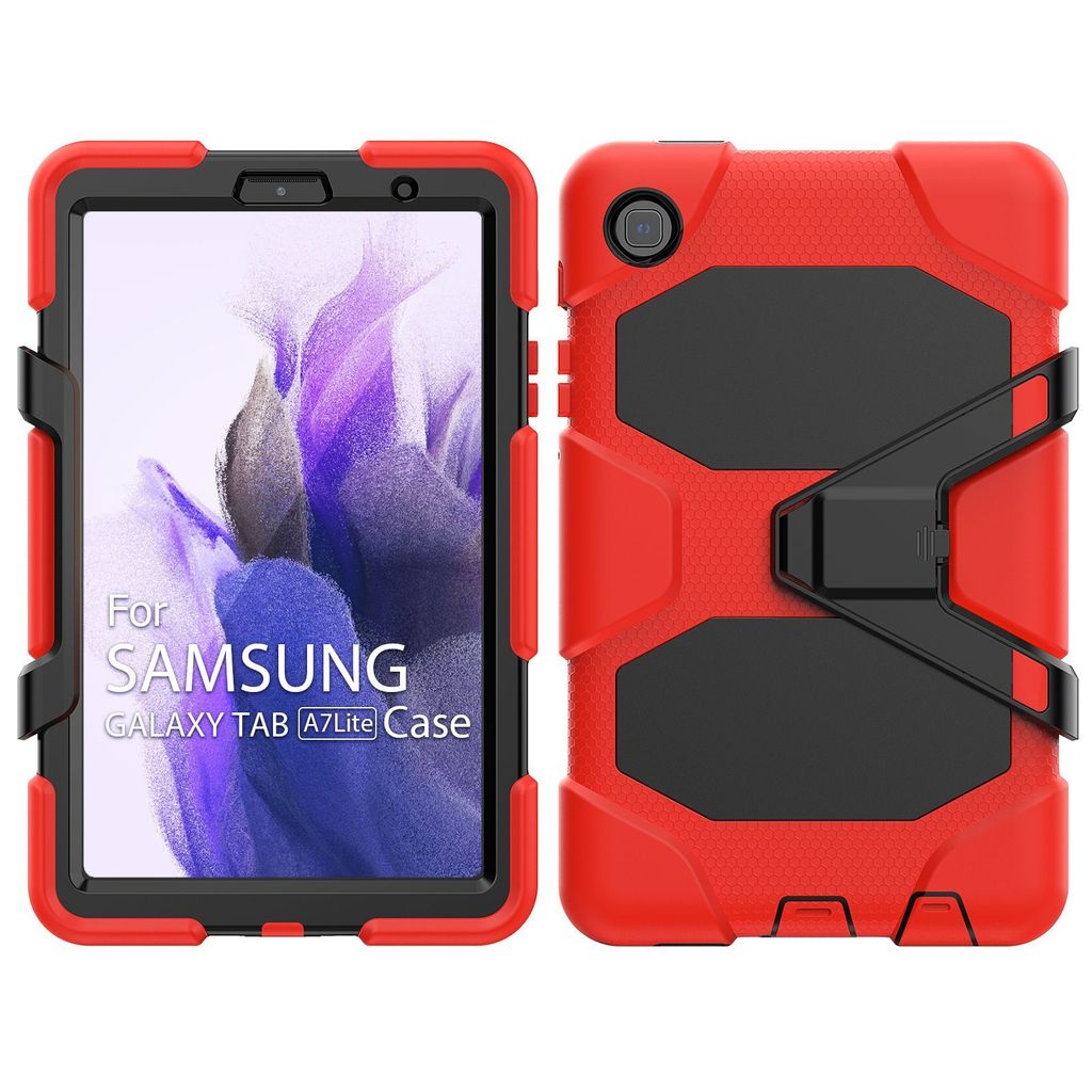 Hülle für Samsung Tab A7 Lite 2021 SM-T220 SM-T225 8,7 Zoll Cover Etui mit Standfunktion Displayschutz
