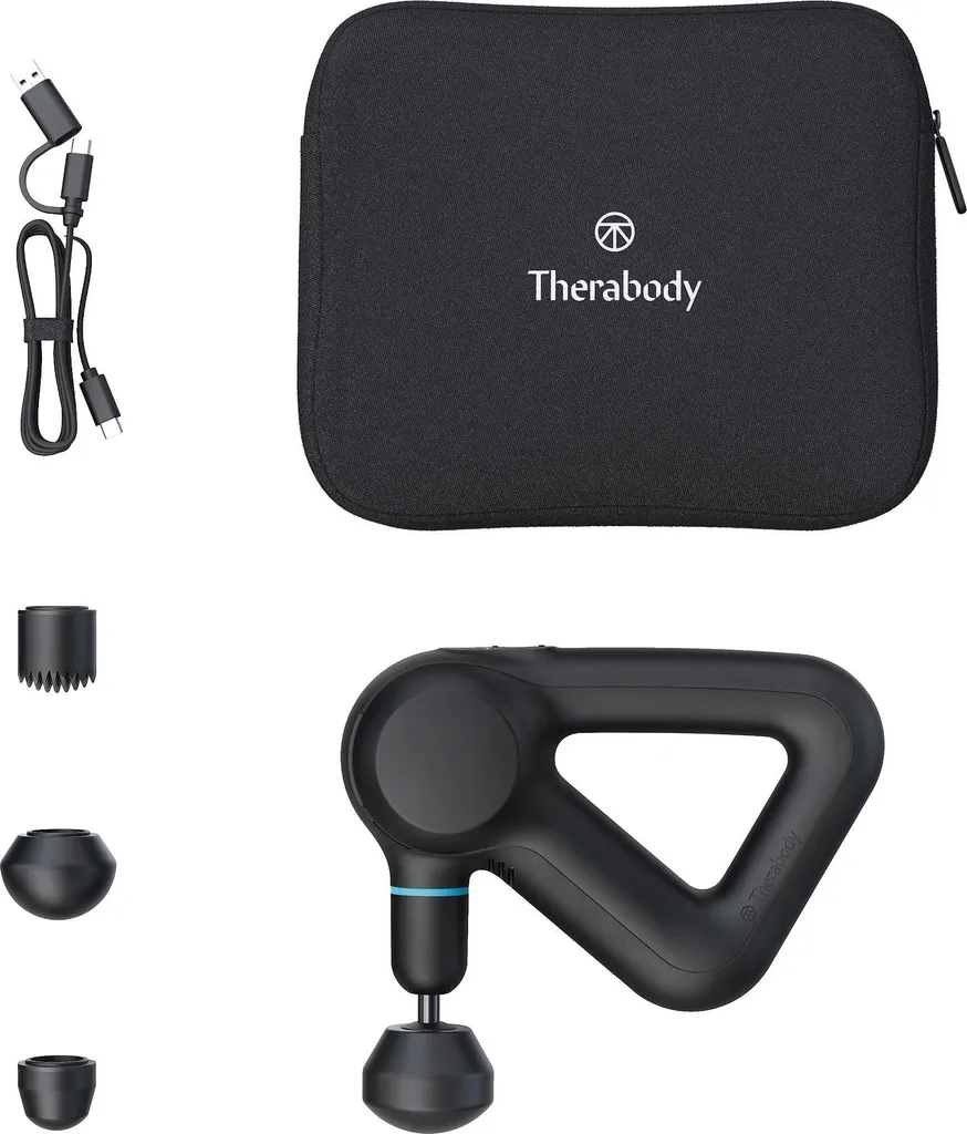 Soulager Douleur Cou et Dos avec Pistolet Massage Theragun Prime Noir