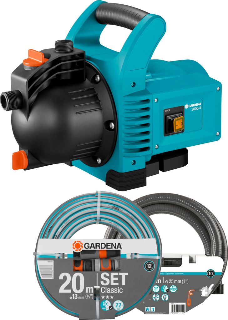 Gardena 171761 Gartenpumpen-Set 3000/4 Fördermenge 3100 Produktbild 