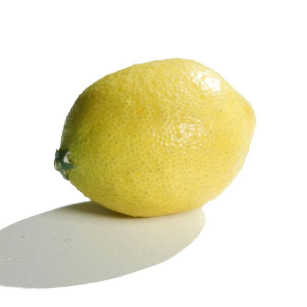 Zitrone / 1 Stück / Gelb / Ø ca. 5.5 cm Länge: 8 cm