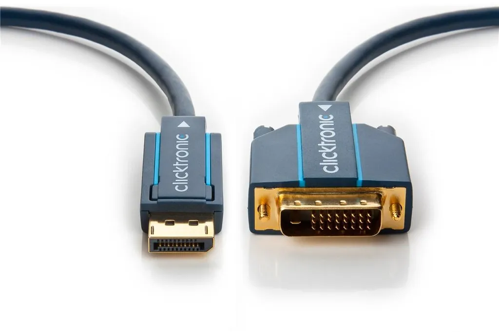 Câble pour brancher PC DisplayPort sur écran DVI Clicktronic actif 2m - 2