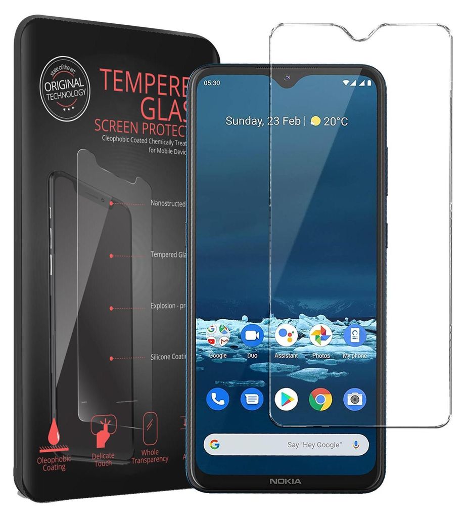 2x Panzerglas für Nokia 5.3 Glas Folie Displayschutz Produktbild 