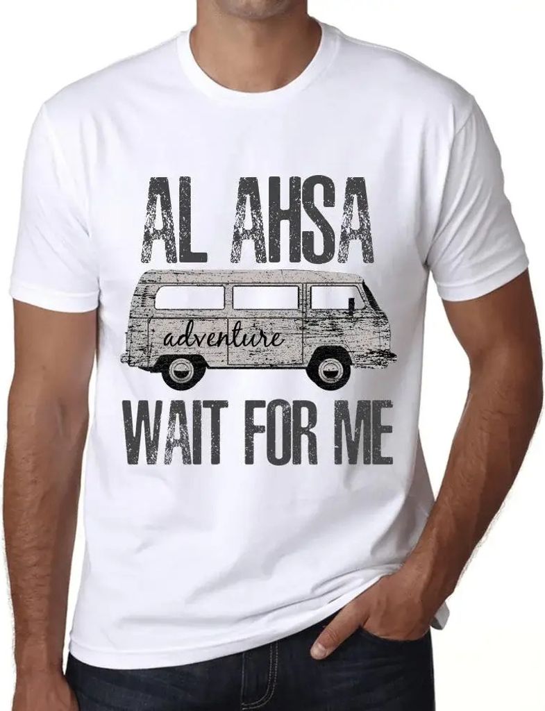 Herren Grafik T-Shirt Abenteuer warten auf mich in al ahsa – Adventure Wait For Me In Al Ahsa – Öko-Verantwortlich Vintage Jahrgang Kurzarm Lu...