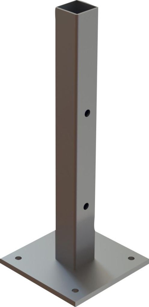 Osmo Pfostenanker zum Aufdübeln für Alufosten 16 x 41 cm (B x H), Metall