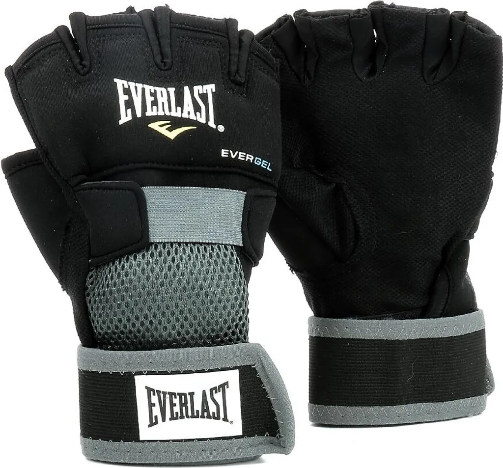 Sous-Gants de Boxe Everlast Evergel Noirs - Protections Mains et Gel - 3