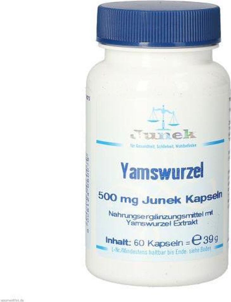 Yamswurzel 500 mg Junek Kapseln 60 St