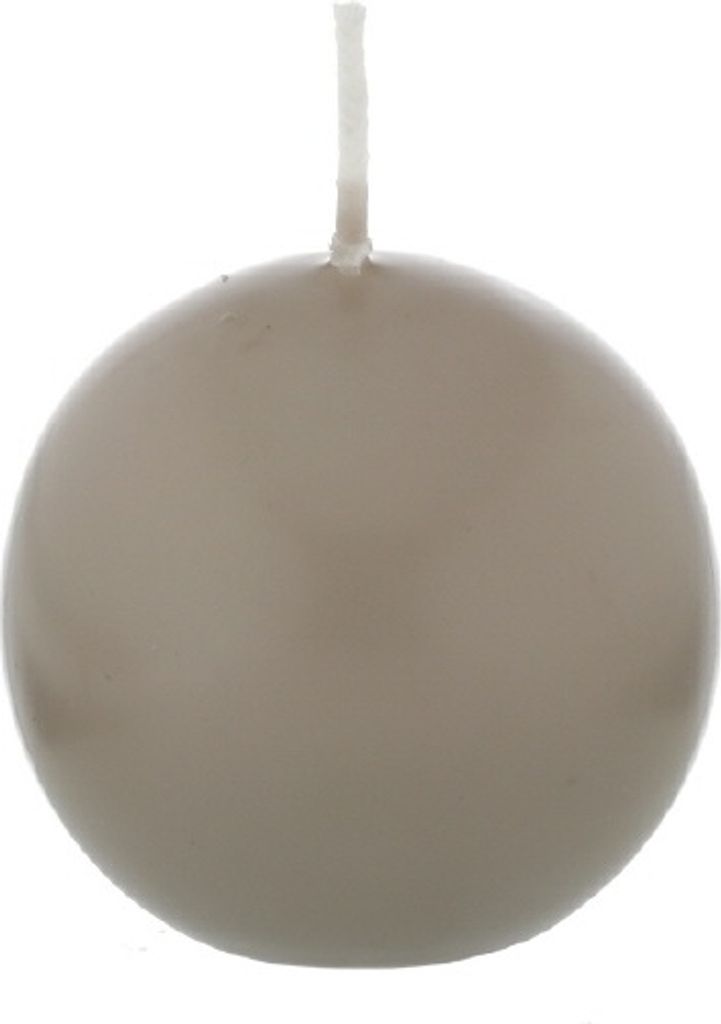 Kugelkerzen Portobello Nougat, Ø 50 mm, 16 Stück, dt. Kerzen in RAL Kerzenqualität, Kein rußen und tropfen