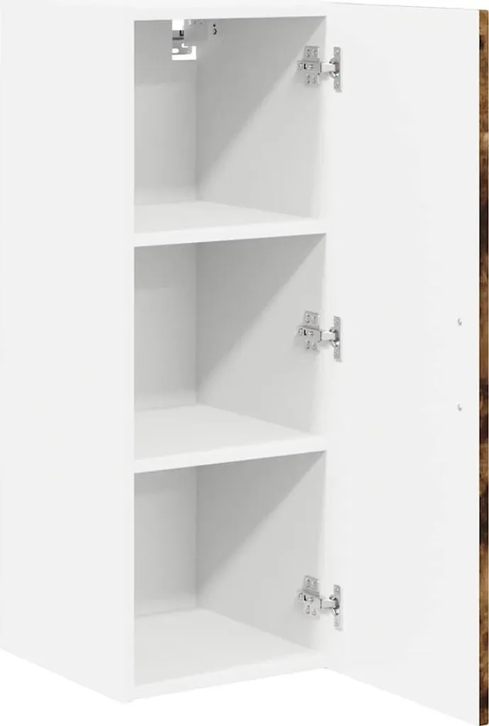 Mobiletto Dispensa 30 cm Rovere Affumicato vidaXL | Montaggio Rapido - 5