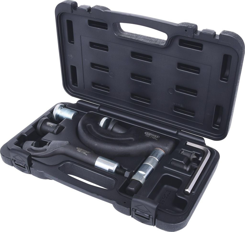 KS TOOLS 700.1170 Hydraulischer Mutternsprenger-Satz, 7-tlg