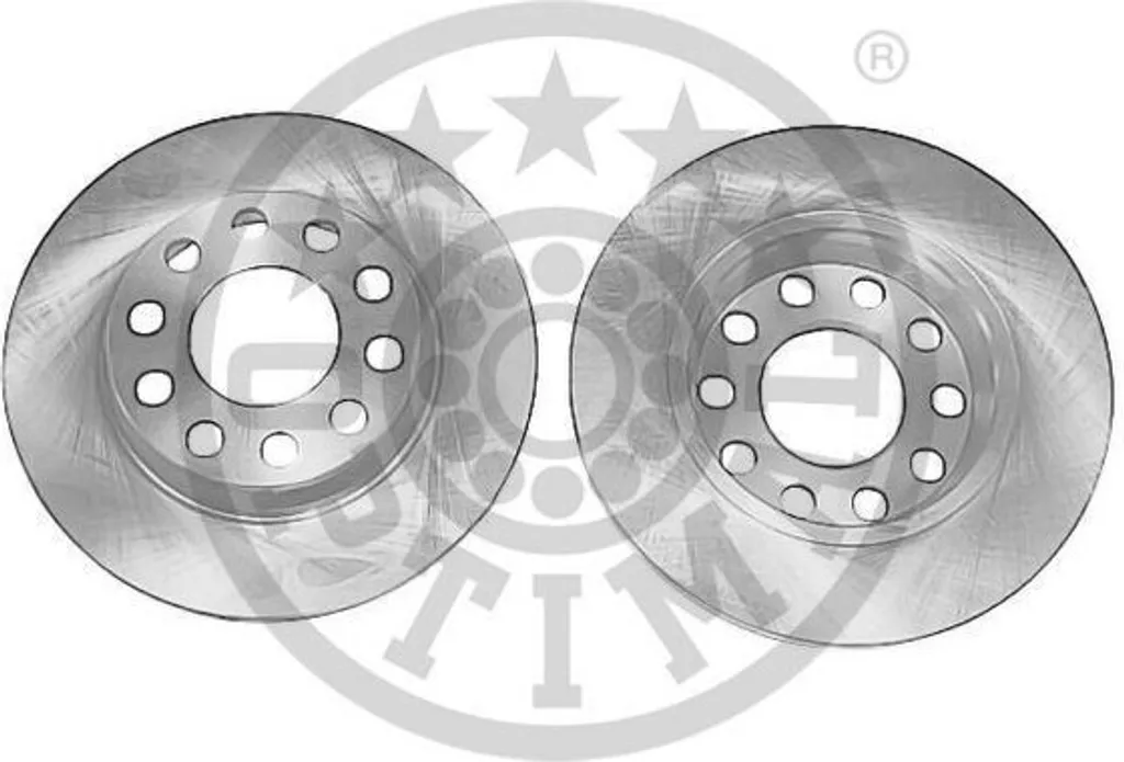 2 Disques de Frein Arrière OPTIMAL BS-8040C pour Audi A4 Avant 8ED B7