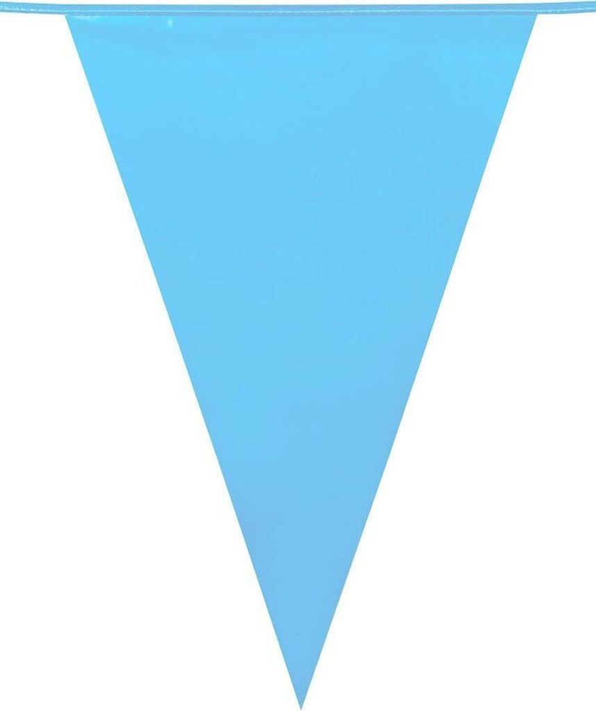 Himmlische Wimpelkette Hellblau 10m