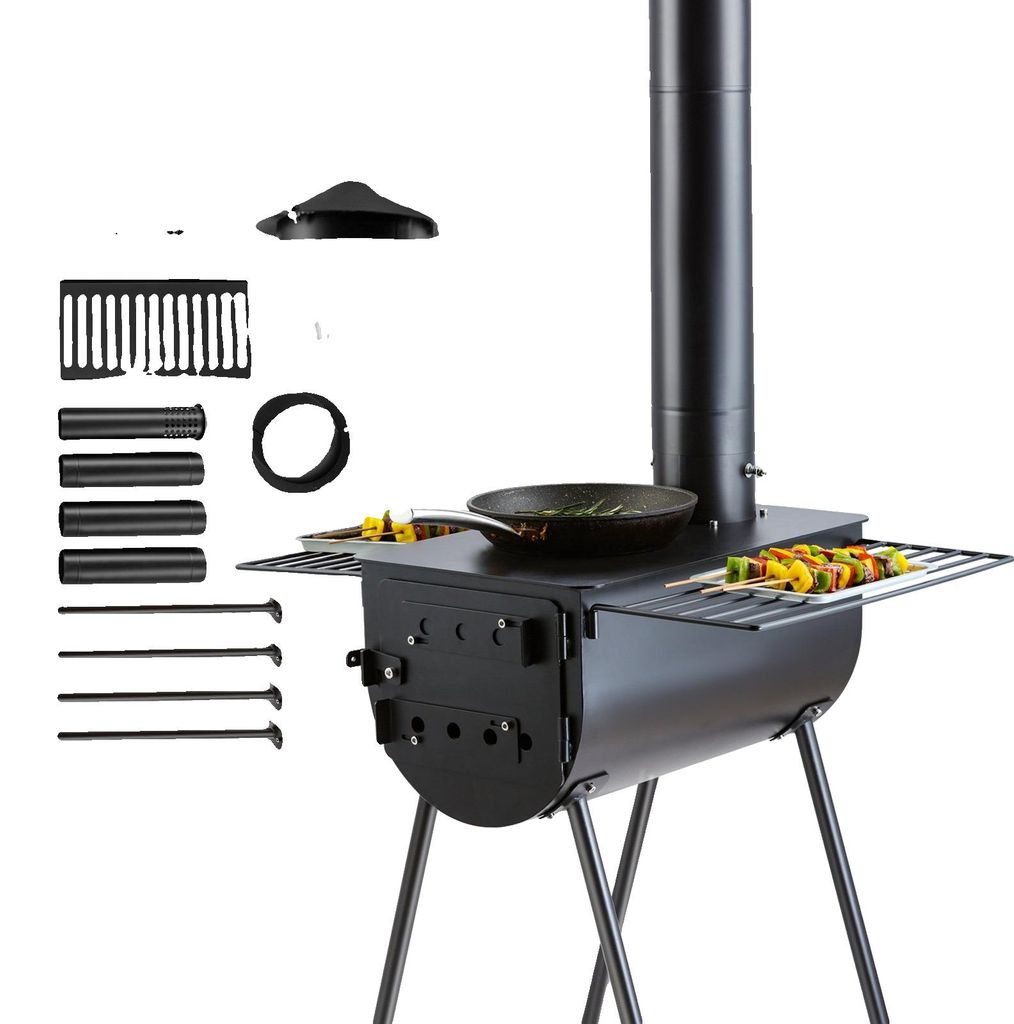 VEVOR Four à bois, 118 pouces, four de tente de camping en Image du produit 