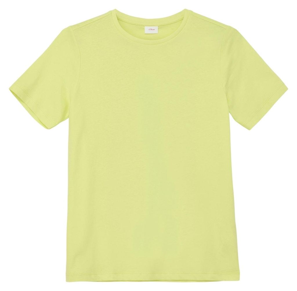 s.Oliver lässiges T-Shirt für Teens aus weicher Baumwolle mit Rückenprint