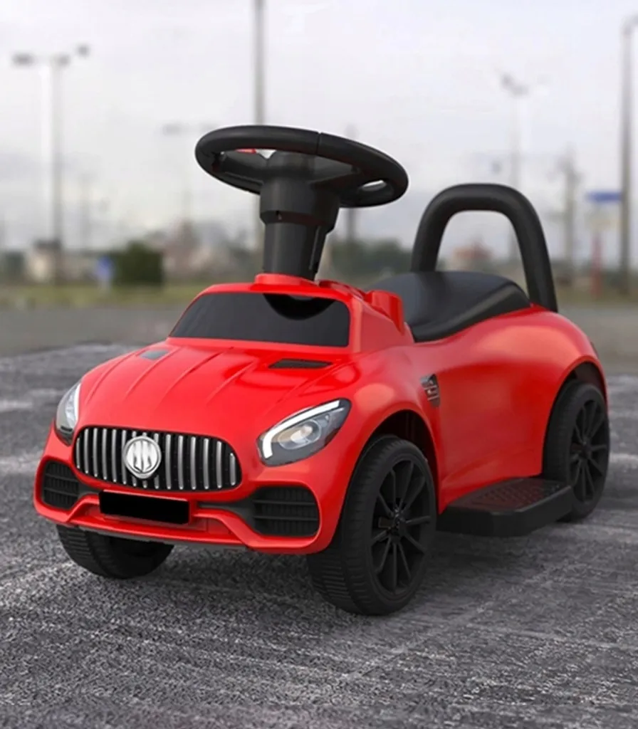 Véhicule électrique enfant rouge à batterie avec sons et lumières LED
