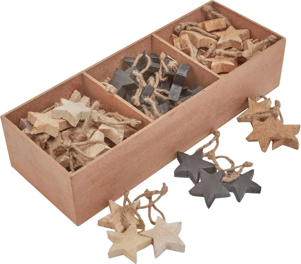 Kit Déco Sapin Complet 90 Pièces Hill Interiors HI5041 Brun et Noir Mat
