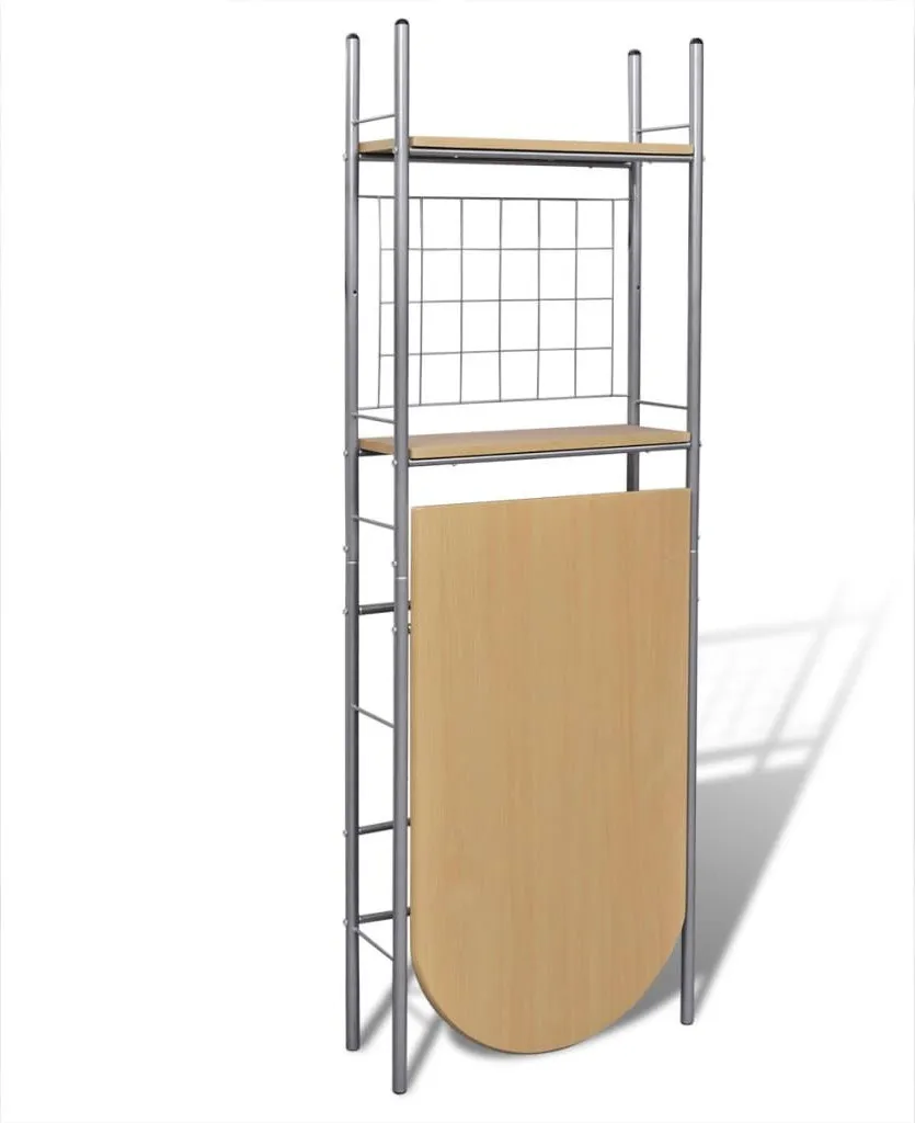 Table de cuisine rabattable et 2 chaises compactes en métal noir