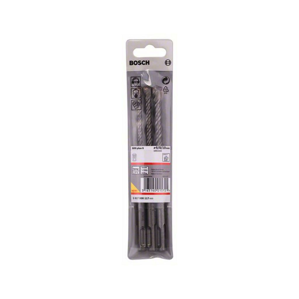 Bosch Hammerbohrer SDS-Plus Set 3-tlg. 6,8,10 mm Produktbild 
