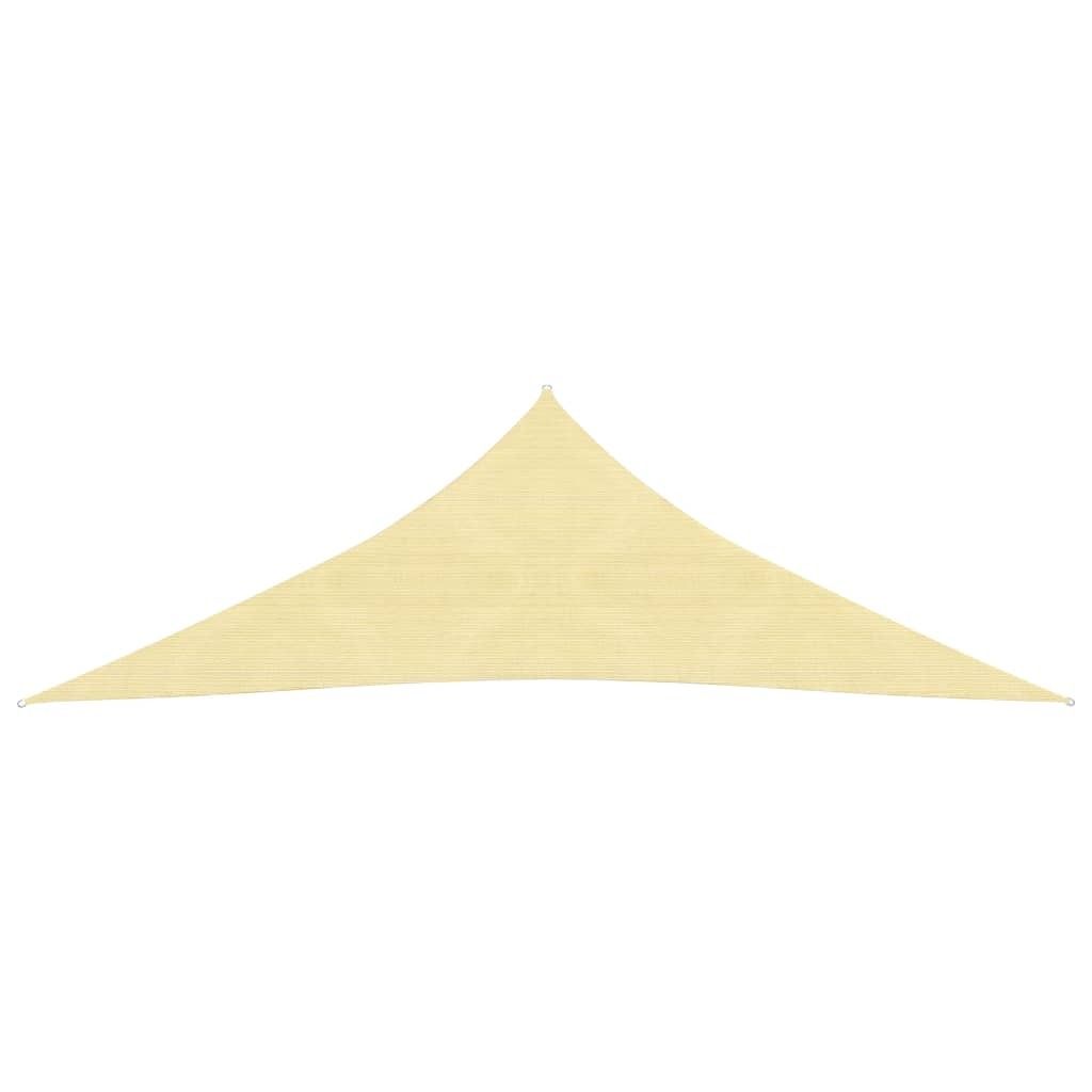 Sonnensegel 160 g/m² Beige 4x4x5,8 m HDPE