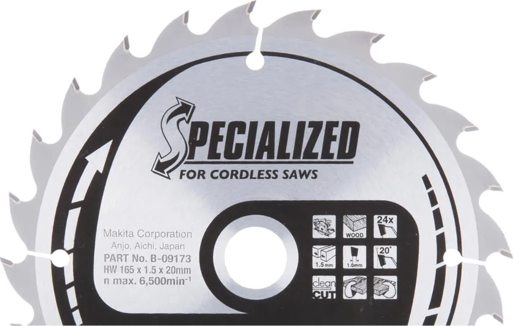 Lame scie circulaire Makita 165mm : Boostez l'autonomie de votre sans fil