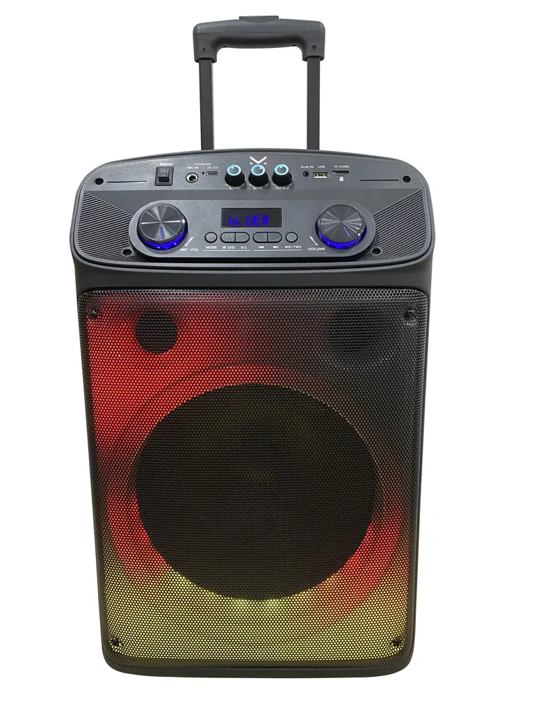 Haut-parleur Bluetooth 40W avec Écran LED et Microphone Majestic T55 PA