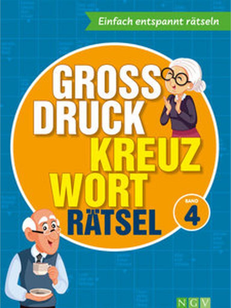 Großdruck Kreuzworträtsel Band 4 -  Rätselbuch für Senioren Image du produit 