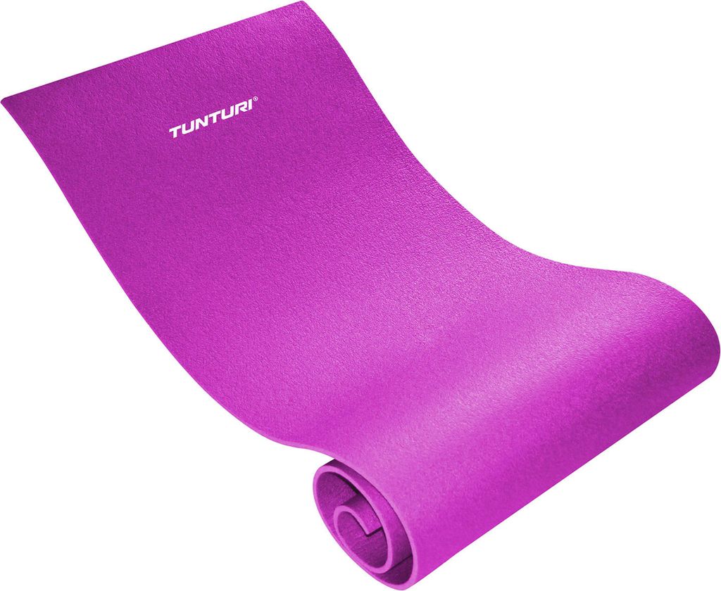 Tunturi Fitnessmatte, Yogamatte aus EVA, 160 cm, in Pink