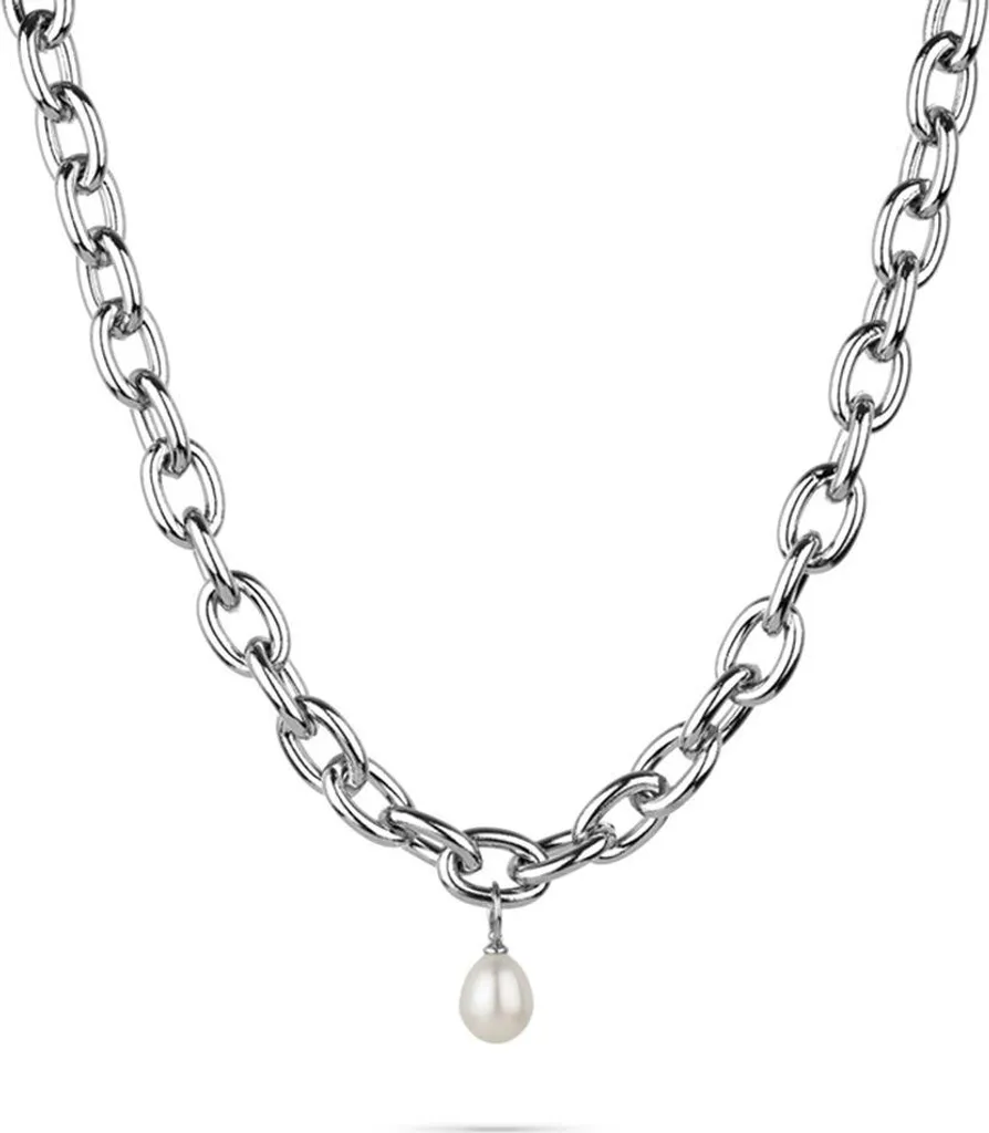Collier Radiant RY000302A Argenté Brillant - Finition Miroir Longue Durée