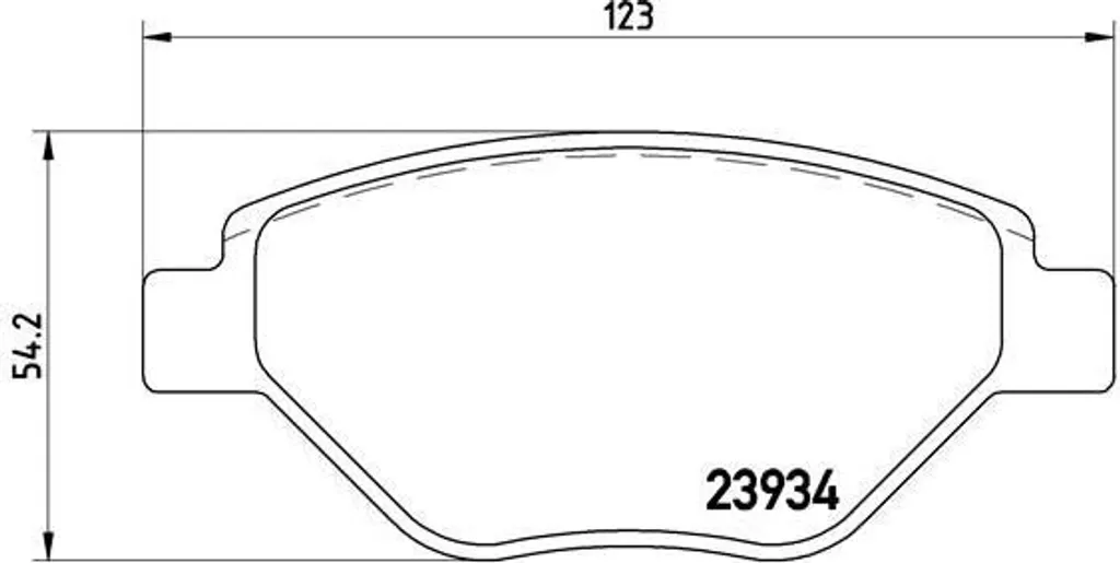 Brembo P 68 031 Plaquettes de Frein Megane II OE 410609192R Haute Qualité