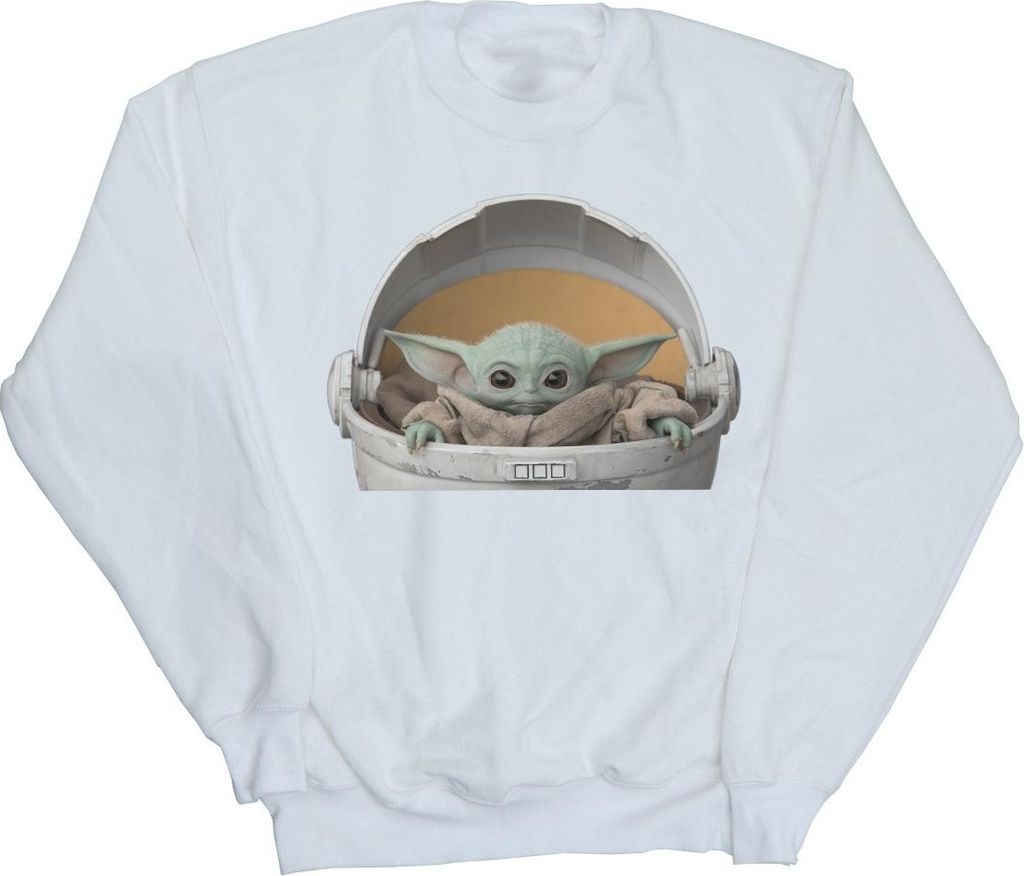 Star Wars - "The Mandalorian The Child" Sweatshirt für Herren BI46461 (XXL) (Weiß)