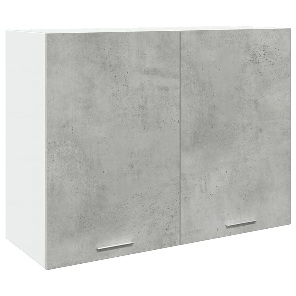 vidaXL Hängeschrank Betongrau 80x31x60 cm Holzwerkstoff Produktbild 9