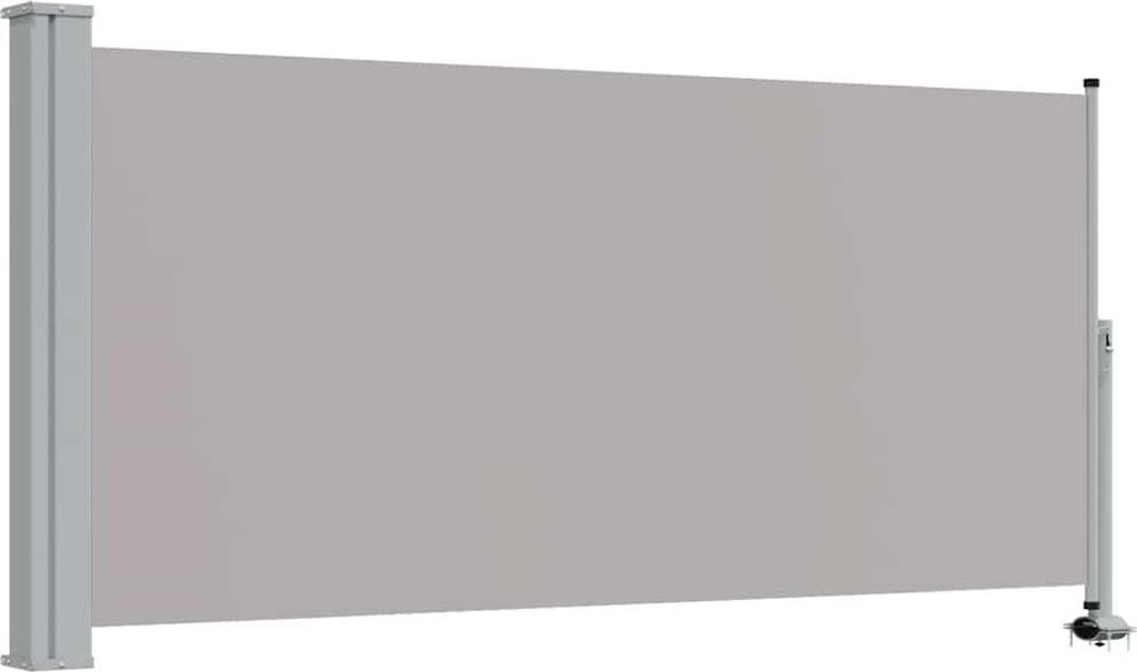 vidaXL Tenda laterale estensibile 120x300 cm Grigio Immagine del prodotto 