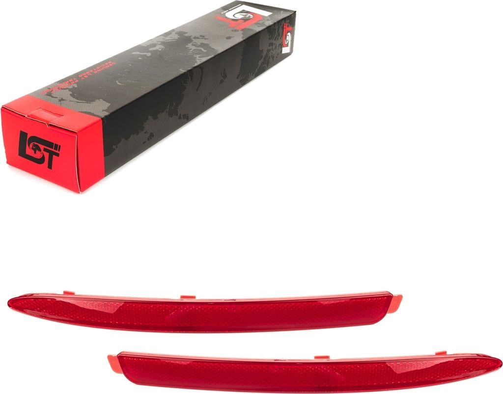 2x Reflektor Stoßstange hinten links rechts Set für Skoda Octavia II 2 1Z 2009-