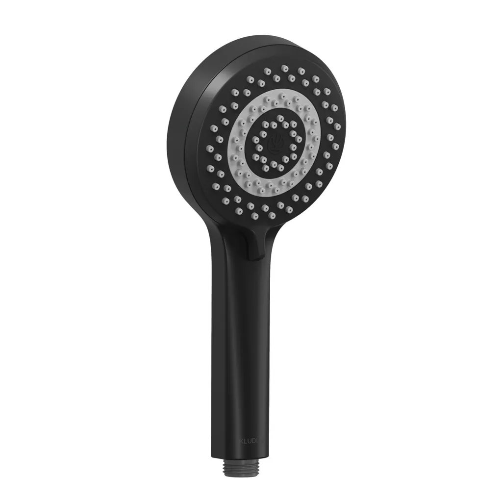 Soffione Doccia KLUDI DIVE S 3S 6883039-00 Nero | Design e Wellness