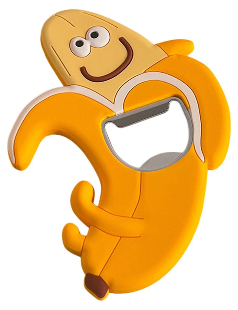 Kühlschrankmagnet mit Cartoon-Flaschenöffner, 3D-Sandwich, Zwiebel, Banane, Wassermelone, Ananas, Flaschenöffner-Werkzeug, Kühlschrankmagnet-Zu...
