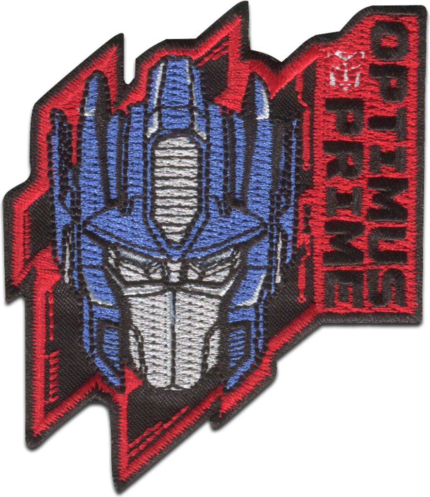 Hasbro Transformers Optimus Prime - Aufnäher, Bügelbild, Aufbügler, Applikationen, Patches, Größe: 7 x 8,2 cm