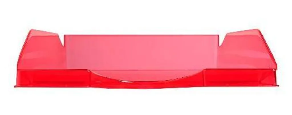 Corbeille à courrier empilable Linicolor Framboise Exacompta lot de 10 - 2