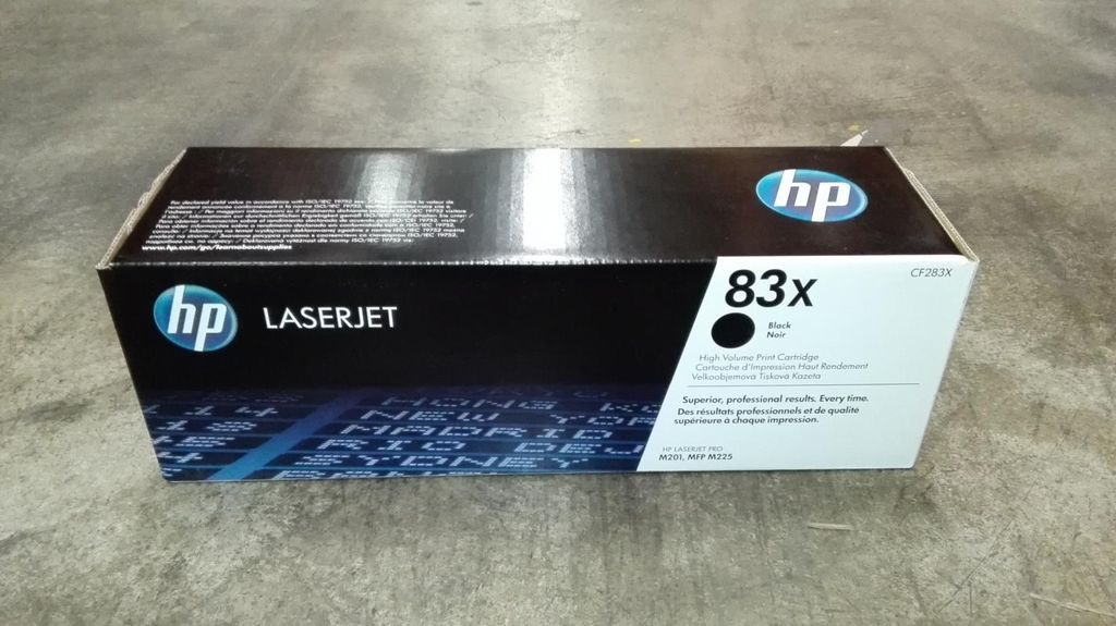 HP 83X Schwarz Original LaserJet Tonerkartusche mit hoher Produktbild 