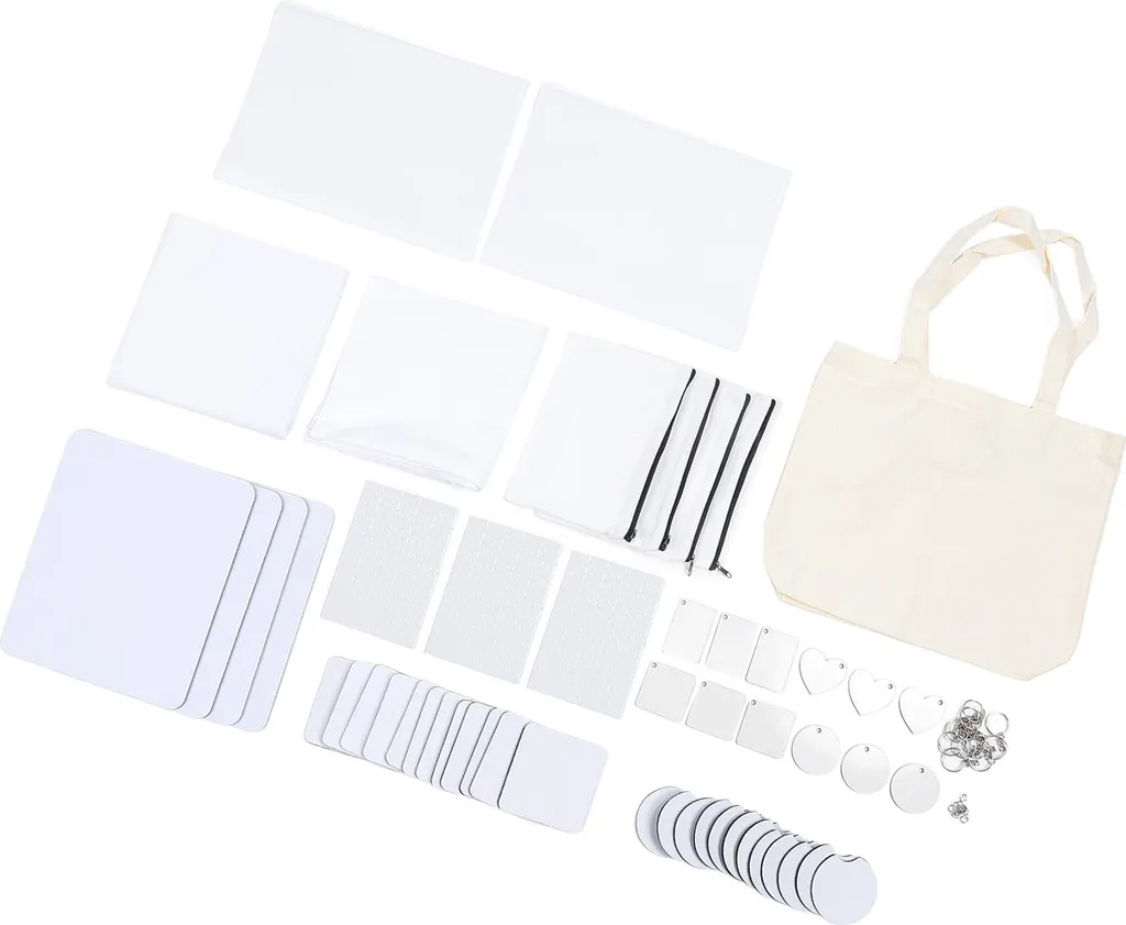 Kit Transfert Sublimation Blanc 77 Pièces Haute Précision pour Design